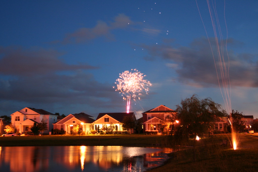 Fireworks over Avalon Park